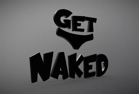 Arquivo Stl Get Naked Stencil Obj Modelo De Impress O D Para