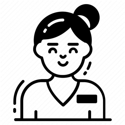 Clinician Physician Nurse Medic Woman Avatar Professional Icon