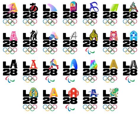 New Emblems For La Olympic And Paralympic Games