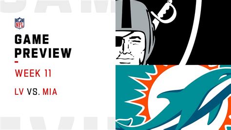 Las Vegas Raiders Vs Miami Dolphins Preview Week