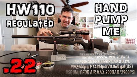 Weihrauch Hw 110 22 Air Rifle Review Accuracy Test Regulated Pcp