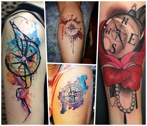 1001 Ideen Für Ein Kompass Tattoo Infos über Ihre Symbolischen Bedeutungen Tattoos