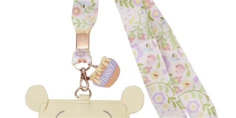 Winnie The Pooh Folk Floral Loungefly Cardholder Lanyard Disney Pins Blog