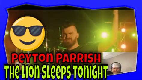 Reaction To The Lion Sleeps Tonight Disney Goes Rock Peyton Parrish