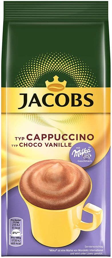 Jacobs Cappuccino Choco Vanille Flavoured Instant Roasted Coffee G