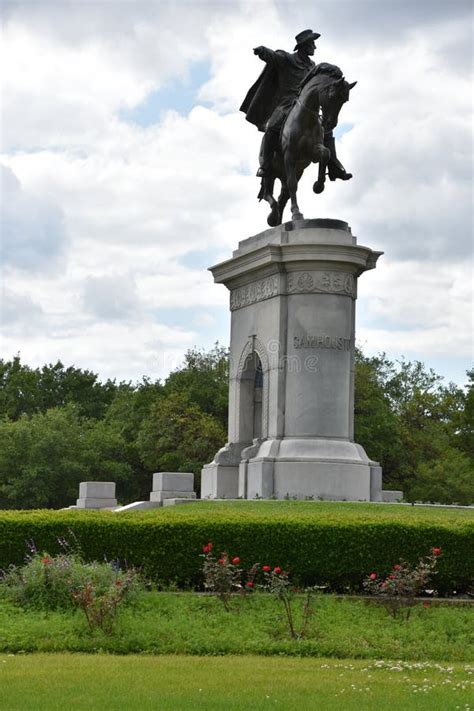 Sam Houston Monument at Hermann Park in Houston, Texas Stock Image ...