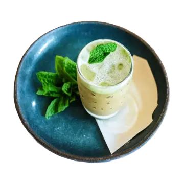 Iced Matcha Latte Iced Matcha Green Tea Beverage Png Transparent