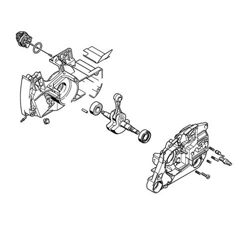 Carter Albero Motore Originale Per Motoseghe Stihl Ms