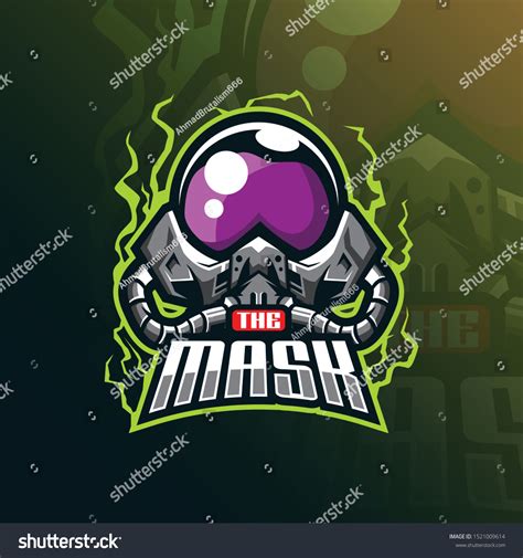 Toxic Mascot Logo Design Vector Modern Stock Vector (Royalty Free ...