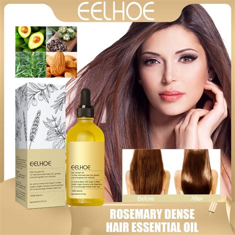 Eelhoe Rosemary Dense Hair Essential Oil Nourishing Hair Care Oil Hair Repair Essential Anti