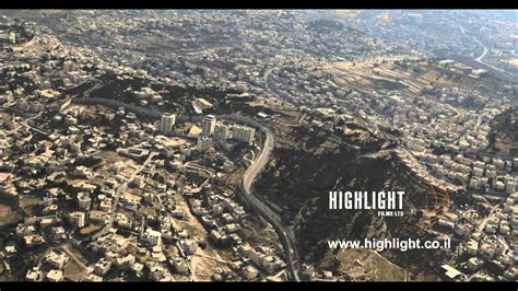 Aj4k 032 Aerial 4k Footage Of Jerusalem The Separation Wall In East