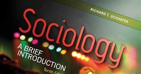 Sociology A Brief Introduction Th Edition