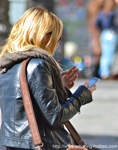 Super Hot Blonde Smoking Smoking Hotties