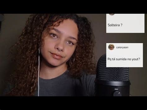 ASMR Respondendo Perguntas Dos Inscritos Parte 1