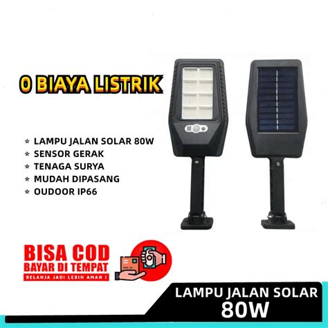 Jual Lampu Jalan LED Solar Cell Outdoor Lampu Tenaga Surya Lampu