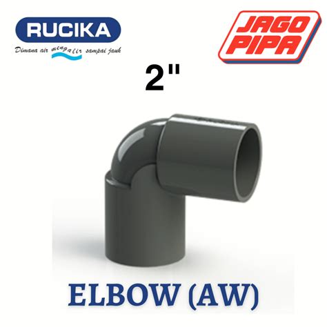 Jual Rucika Elbow AW 2 Inch Knee Knie Keni Siku Fitting PVC 2 Shopee