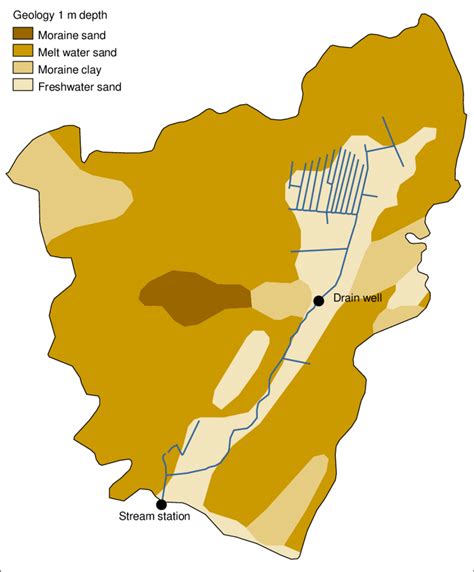 6 Surface Geology Up To One Metre In Depth Of The Catchment Area Of