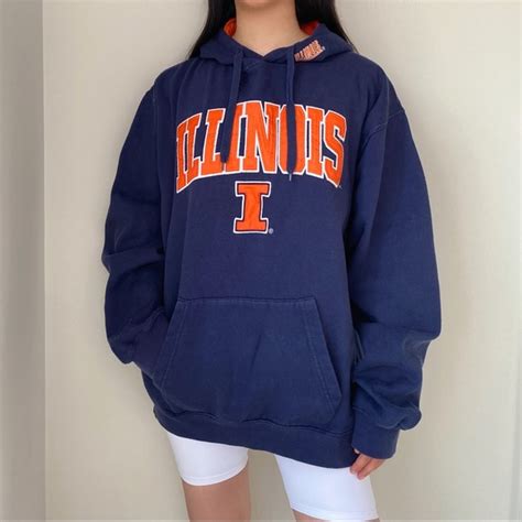 Shirts Vintage University Of Illinois Sweatshirt Hoodie Poshmark