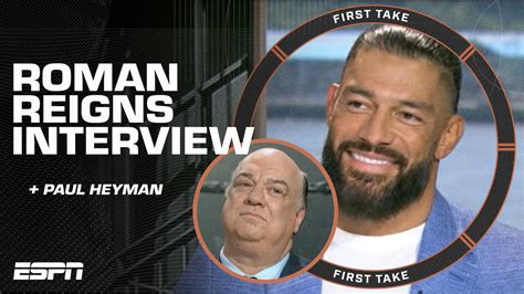 Roman Reigns Promoter Paul Heyman Talk Trash With Stephen A Ahead Of