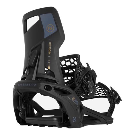 Nidecker Supermatic Black Fijaciones Snowboard Desssliza3