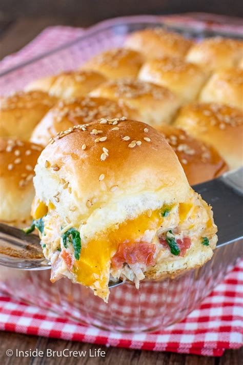 Cheesy Chicken Sliders Lipstick Alley