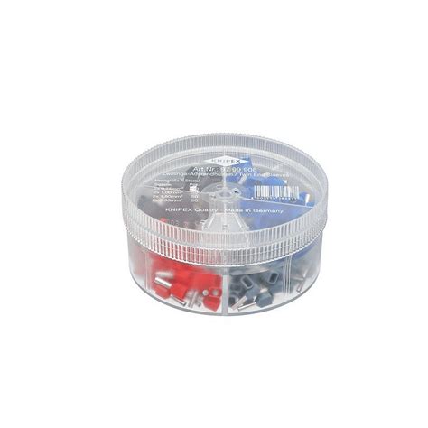 Комплект кабелни накрайници за кримпване Knipex 2x0 75 2x2 5 mm2 200