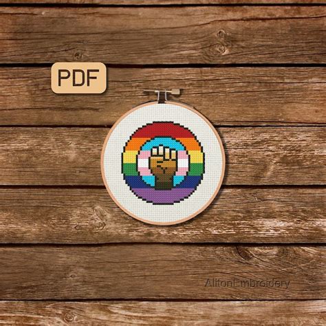 Pride Small Cross Stitch Etsy