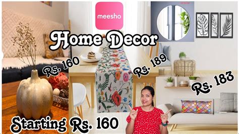 Meesho Huge Home Decor Haul Starting Rs 160 Cheapest Prices Meesho