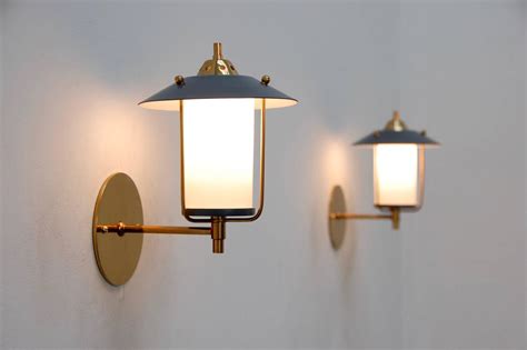 Petite Italian Mid Century Indoor Outdoor Sconces At 1stdibs