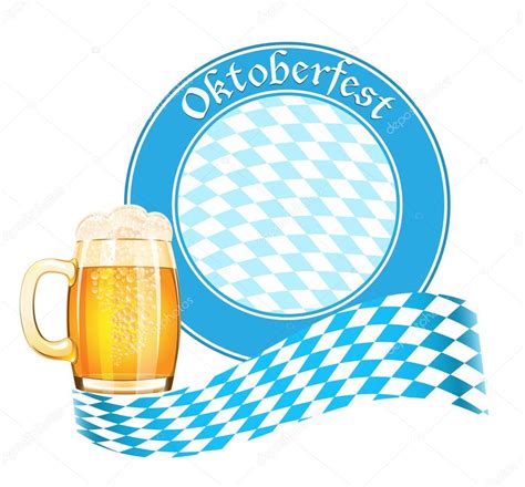 Oktoberfest Banner With Beer Mug — Stock Vector © Tatus 12167870