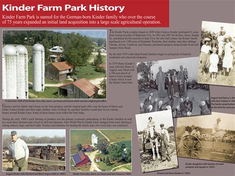 Kinder Farm Park History Anne Arundel County Government