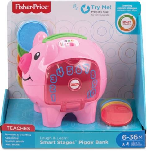 Fisher Price Laugh Learn Smart Stages Piggy Bank Toy Set 11 Pc Kroger