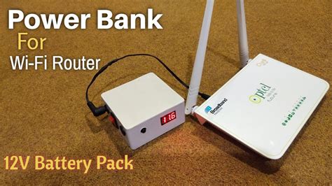 Ups For Wifi Router Power Bank For Modem Youtube