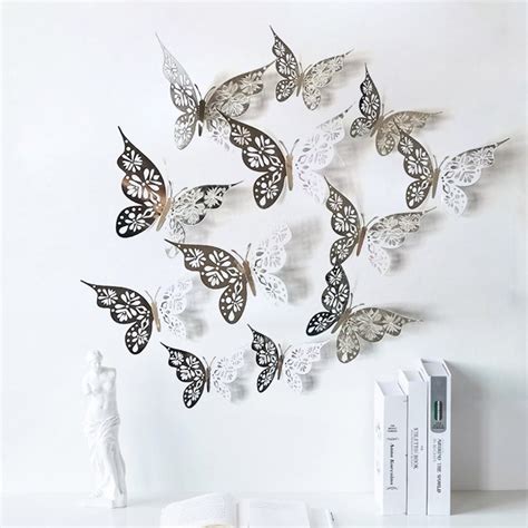 Kingtowag Spring Decor Wall Stickers Decor Wall 3D Stickers Hollow