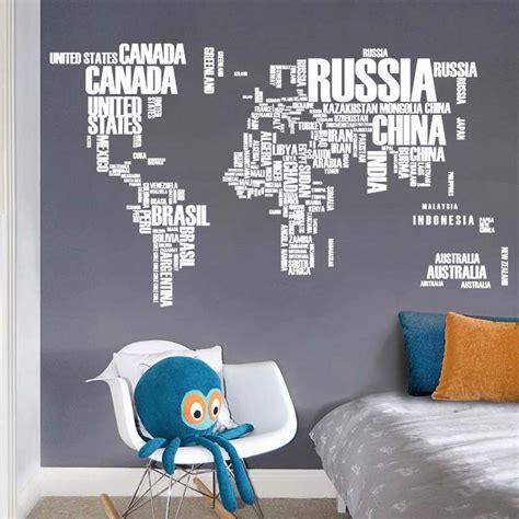 World Map Wall Sticker | HomeAdore Shop