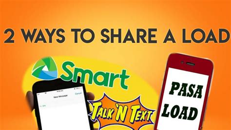 How To Share A Load Pasaload Guide Smart To Tnt Tnt To Smart