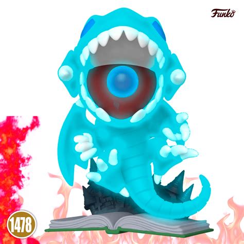 Funko Dragon Blanco Ojos Azules Toon Glow Pulg Yu Gi Oh Funko