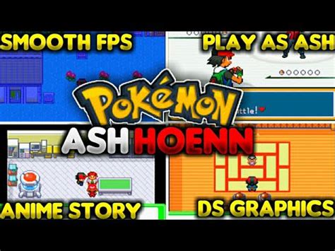 New Pokemon Gba Rom Hack Playable As Ash Ketchum Hoenn Region Anime