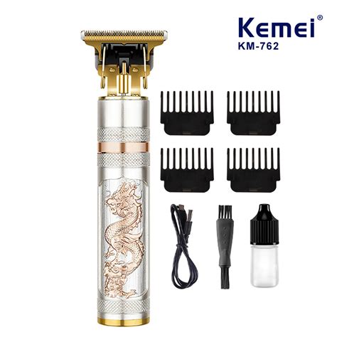 Kemei KM 762 Rechargeable Hair Clipper And Beard Trimmer For Men Gear