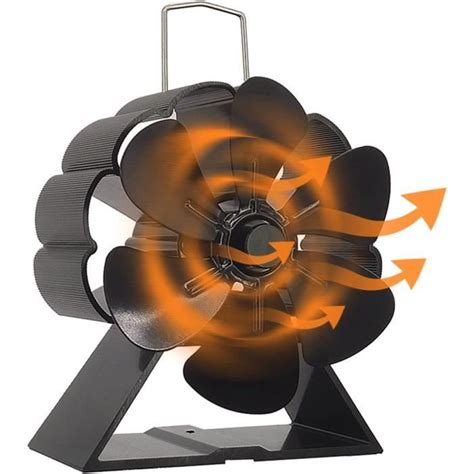 Ventilateur Poele Bois Ventilateur De Chemin E Lames Silencieux