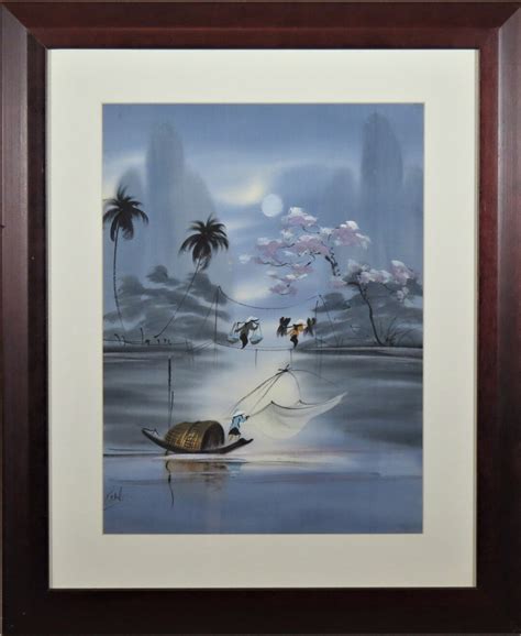 Vietnamese Traditional Silk Painting. - Etsy