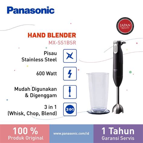 Jual Panasonic MX SS1BSR Hand Blender Di Seller Blibli Gudang