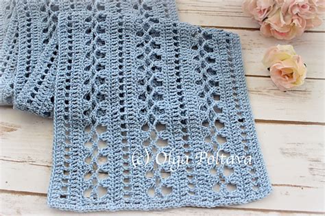 Ravelry Summer Lace Scarf Pattern By Olga Poltava