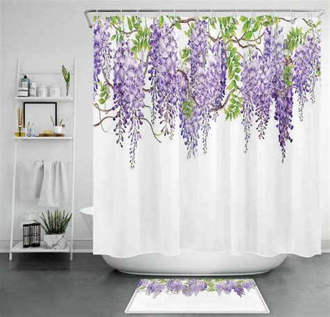 Revitalize Your Bathroom Oasis With The Botanical Bliss Shower Curtain