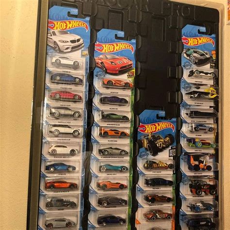 Hot Wheels Display Case Black Or White For Carded Cars W Etsy In