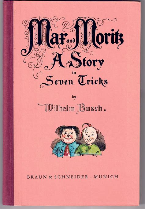 Buch Max And Moritz Sammlung Wilhelm Busch Land