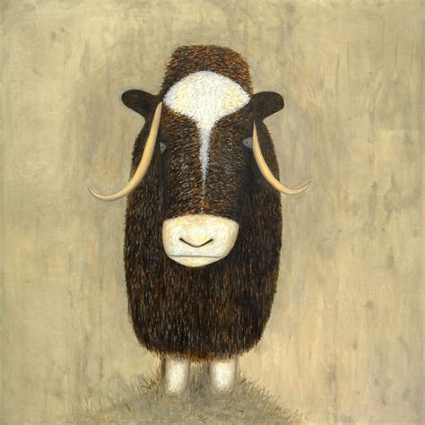 Musk Ox by Ventzislav Dikov, 2021 | Painting | Artsper