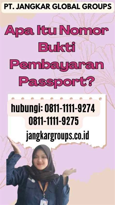 Nomor Bukti Pembayaran Passport Online Panduan Lengkap Jangkar