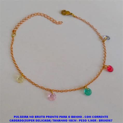 PULSEIRA NO BRUTO PRONTO PARA O BANHO CORRENTE CADEADO SUPER