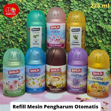 Jual REFILL Mesin Dahlia Matic Spray Pengharum Semprot Otomatis Isi